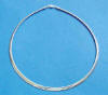 sterling silver 5mm oval omega