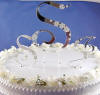 s-s-j 3 initials monogram wedding cake topper in sterling silver plated letters with crystals