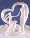take my hand bride and groom wedding cake topper