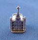 sterling silver 3-d St. Louis Cathedral charm - New Orleans
