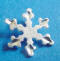 sterling silver snowflake charm