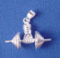 sterling silver weight charm
