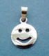 sterling silver smiley happy face charm