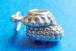 sterling silver knit baby bootie charm