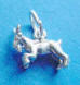 sterling silver goat charm