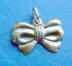sterling silver bow charm