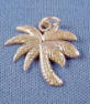 sterling silver palm tree charm