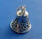 sterling silver filigree bell that rings charm