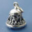 sterling silver wedding bell charm - the inside is moveable