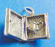 sterling silver my love story book charm opens with hearts inside
