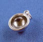 sterling silver 3-d bowl charm