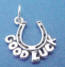 sterling silver horseshoe good luck charm