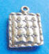 sterling silver quilt charm