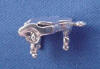 sterling silver 3-d grand piano top opens and closes charm