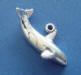 sterling silver whale charm