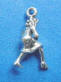 sterling silver 3-d dancing lady charm