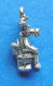sterling silver 3-d moose on toilet charm