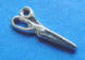 sterling silver 3-d scissors charm