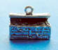sterling silver 3-d treasure chest charm