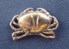 sterling silver 3-d crab charm