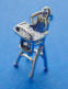 sterling silver baby high chair charm