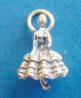 sterling silver southern belle bridesmaid charm