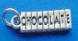 sterling silver chocolate bar charm