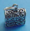 sterling silver treasure chest charm