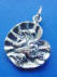 sterling silver frog on a lily pad charm