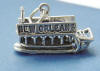 sterling silver 3-d new orleans riverboat charm