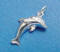 sterling silver dolphin charm