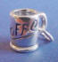 sterling silver coffee mug charm