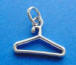sterling silver clothes hanger charm