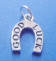 sterling silver good luck horseshoe charm