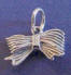 sterling silver knot/bow charm