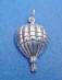 sterling silver hot air balloon charm