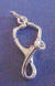 sterling silver stethoscope charm