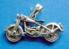 sterling silver 3-d large charm or pendant
