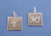 sterling silver engraved charms