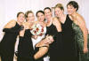 Alison and her bridesmaids wearing our jewelry on her wedding day.