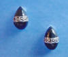 sterling silver black onyx and marcasite teardrop stud earrings