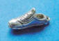 sterling silver 3-d track shoe charm