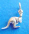 small sterling silver kangaroo charm