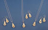 bridesmaids mother of pearl calla lily wedding jewelry