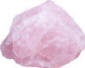 Rose quartz is a delicate soft pink gemstone