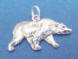 sterling silver bear charm for new orleans wedding cake ribbon pull