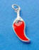 sterling silver chili pepper wedding cake charms for your bridesmaid charm cake also called a ribbon pull
