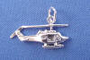 sterling silver las vegas wedding cake helicopter charm for wedding cake bridesmaid ribbon pull