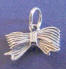 sterling silver knotted bows for tie the knot wedding cake charms