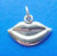 sterling silver lips wedding cake charm for bridesmaid charm cake also called a ribbon pull